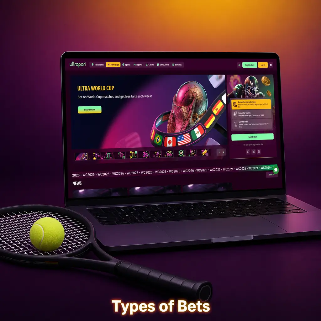 UltraPari sportsbook bet types: Single, Express Accumulator, and System bets explained for all experience levels