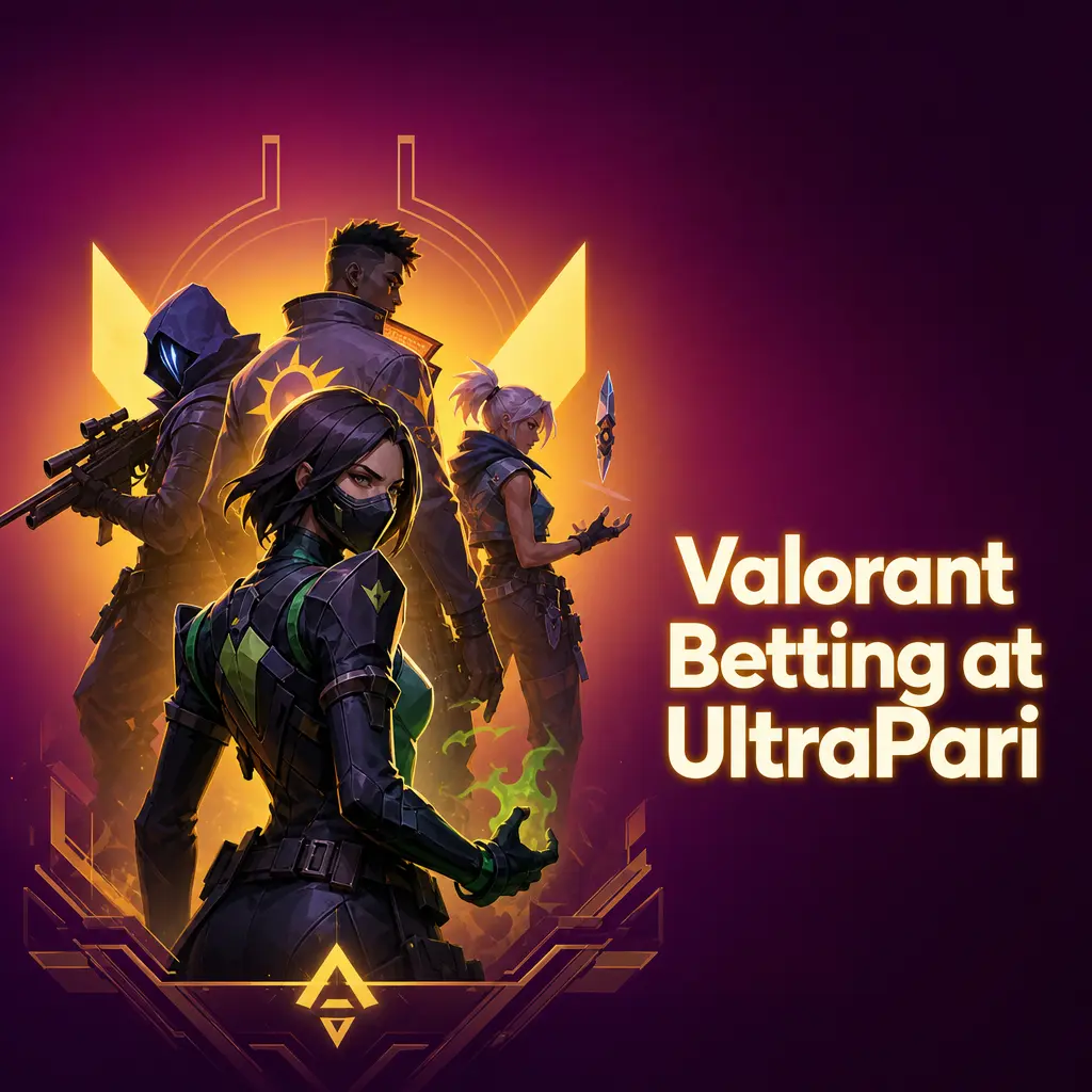 Valorant 5v5 tactical shooter esports betting markets on UltraPari including VCT Champions and Masters tournaments